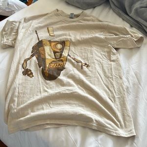 Claptrap from borderlands heavy Cotten t shirt, M